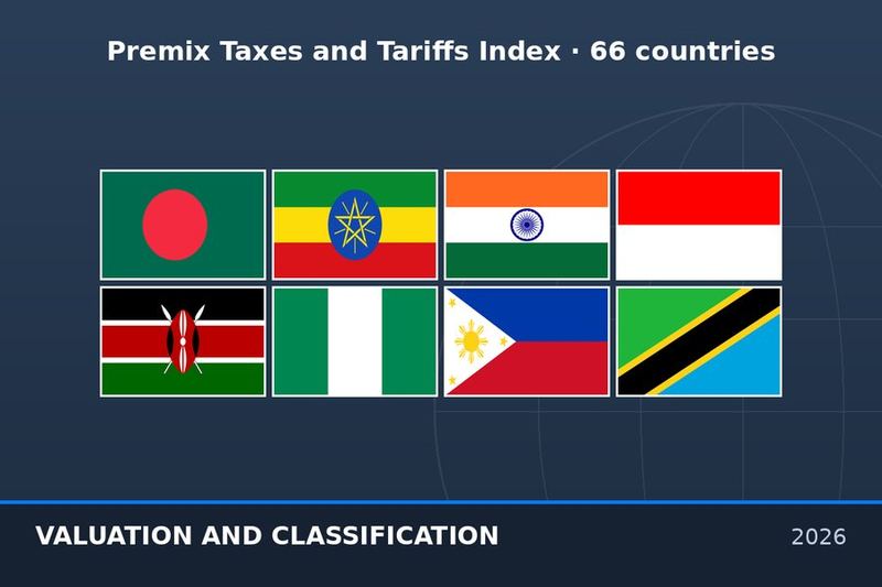 Leading the development of a sixty-six country, measure-level baseline of the customs duties, import taxes and regulatory charges applying to micronutrient premix, including classification analysis, source verification, a master database and country profiles, and a transition mapping to the new HS 2028 subheading 2106.20..